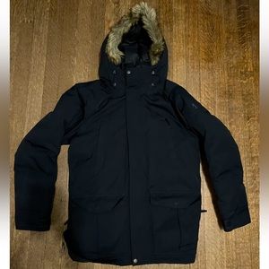 EMS MENS RYKER SYSTEM 3 BLACK DOWN PARKA Jacket Coat SIZE S